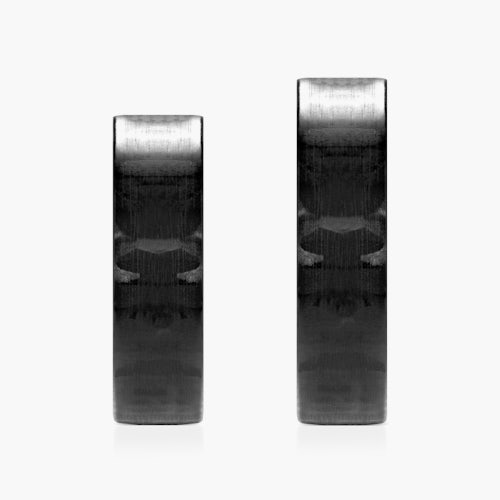 Obrączki ślubne: carbon, płaskie, 7 mm